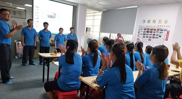 落實培訓(xùn)制度，熟悉東莞合頁,東莞鉸鏈,東莞不銹鋼合頁工藝流程?